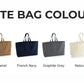 Custom Embroidered Tote Bag, Personalised Name & Text Cotton Bag, Travel Shopping Shoulder Bag, Bachelorette Party Gift Bag, Bridesmaid Gift