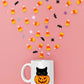 Cute Halloween Cat Printed Mugs, Cat Sneaking Halloween Pumpkin Coffee Mugs, Halloween Party Mug, Ice Coffee Mugs, Cat Lovers Halloween Gift