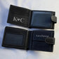 Custom Engraved Black Leather Wallet, Personalised Men's Monogrammed Wallet, Groomsmen Bifold Leather Wallet, Valentine's Day Gift for Him