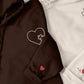 Embroidered You Complete Me Heart Puzzle Hoodies, Couple Matching Valentines Day Hoodie, Custom Heart Puzzle Valentine Jumper, Gifts for Him