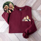 Personalised Couple Photo Portrait Sweatshirt, Custom Faceless Drawing Sketch Printed Sweater, Couple Matching VDay Jumper, Valentine Gifts
