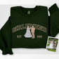 Embroidered Photo Portrait Sweatshirt, Custom Drawing from Photo Couple Sweatshirt, Girlfriend & Boyfriend Matching Jumper, Valentines Gift