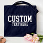 Personalised Tote Bags, Custom Text or Name Printed Totes, Cotton Canvas Shopping Bags, Bachelorette Party Gift for Her, Mother's Day Gifts