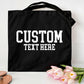 Personalised Tote Bags, Custom Text or Name Printed Totes, Cotton Canvas Shopping Bags, Bachelorette Party Gift for Her, Mother's Day Gifts