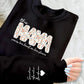 Personalised Mama Crewneck Sweatshirt, Custom Kids Name on Sleeve Sweater, Floral Mama Printed Mother Day Jumper, Mothers Day Gift for Mom