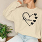 Custom Mimi Heart Sweatshirt, Personalised Mimi Crewneck, Cute Sweatshirt for Mom, Comfortable Mama Pullover, Mother's Day Gifts for Mimi