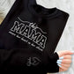 This Mama Wears Her Heart On Her Sleeve Sweater, Mom Sweatshirt Mother's Day Jumpers, Mom Crewneck Sweaters, Mothers Day Gifts