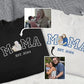 Embroidered Mom Photo Portrait Sweatshirt, Personalised Sketch from Picture Mother's Day Sweater, Custom Mom Name Jumper, Mother's Day Gifts