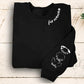 Personalised Fur Mama Sweatshirt, Dog Mom Sweater, Personalised Dog Ear On Sleeve Printed Sweater, Dog Lover Gift, Mothers Day Gifts for Her