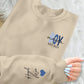 Personalised Boy Mama Sweater, Custom Mama Of Boys Sweatshirt With Kids Names on Sleeve, Mom Printed Jumper, New Mom Gifts, Mothers Day Gift
