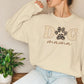 Dog Mama Sweatshirt, Dog Mom Crewneck for Her, Dog Paw Leopard Art Printed Sweater, Gift for Dog Lovers, Mama Sweatshirt, Mother's Day Gifts