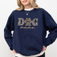 Dog Mama Sweatshirt, Dog Mom Crewneck for Her, Dog Paw Leopard Art Printed Sweater, Gift for Dog Lovers, Mama Sweatshirt, Mother's Day Gifts