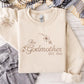 Embroidered Godmother Sweatshirt, Custom Godmama with Kids Names Sweaters, Godmother Proposal Crewnecks, Godmama Gifts, Mother's Day Gifts