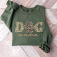 Dog Mama Sweatshirt, Dog Mom Crewneck for Her, Dog Paw Leopard Art Printed Sweater, Gift for Dog Lovers, Mama Sweatshirt, Mother's Day Gifts