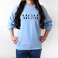 Personalised Mom Sweatshirt, Custom Kids Name Printed Sweatshirt, Minimalist Mummy Monogram Jumper, Mum Crewneck Sweater, Mother's Day Gift
