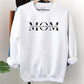 Personalised Mom Sweatshirt, Custom Kids Name Printed Sweatshirt, Minimalist Mummy Monogram Jumper, Mum Crewneck Sweater, Mother's Day Gift