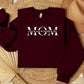Personalised Mom Sweatshirt, Custom Kids Name Printed Sweatshirt, Minimalist Mummy Monogram Jumper, Mum Crewneck Sweater, Mother's Day Gift