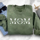 Personalised Mom Sweatshirt, Custom Kids Name Printed Sweatshirt, Minimalist Mummy Monogram Jumper, Mum Crewneck Sweater, Mother's Day Gift