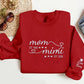 Personalised Mom Grandma Sweatshirt, Embroidered Kids Name on Sleeve Sweater, Pregnancy Announcement Jumper, Custom Est Date Mother Day Gift
