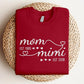 Personalised Mom Grandma Sweatshirt, Embroidered Kids Name on Sleeve Sweater, Pregnancy Announcement Jumper, Custom Est Date Mother Day Gift