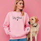 Embroidered Dog Mama Sweatshirt, Personalised Dog Mama Mothers Day Crewneck, Custom Dog Lovers Mama Jumpers, Mothers Day Gifts, Momma Gifts
