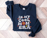 Embroidered Mama Sweatshirt, In My Cool Mom Era Crewneck Sweater, New Mom Floral Sweatshirt, Cool Mummy Birthday Jumper, Mothers Day Gifts