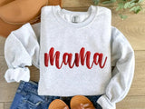 Custom Puff Print Sweatshirt, Personalised Embossed Print Crewnecks, Custom Team Name School Mascot Jumper, Personalised Gifts, Gift for Her