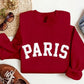 Custom Puff Print Sweatshirt, Personalised Embossed Print Crewnecks, Custom Team Name School Mascot Jumper, Personalised Gifts, Gift for Her