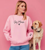 Embroidered Dog Mama Sweatshirt, Personalised Dog Mama Mothers Day Crewneck, Custom Dog Lovers Mama Jumpers, Mothers Day Gifts, Momma Gifts