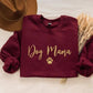 Embroidered Dog Mama Sweatshirt, Personalised Dog Mama Mothers Day Crewneck, Custom Dog Lovers Mama Jumpers, Mothers Day Gifts, Momma Gifts