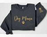 Embroidered Dog Mama Sweatshirt, Personalised Dog Mama Mothers Day Crewneck, Custom Dog Lovers Mama Jumpers, Mothers Day Gifts, Momma Gifts