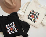 Embroidered Mama Sweatshirt, In My Cool Mom Era Crewneck Sweater, New Mom Floral Sweatshirt, Cool Mummy Birthday Jumper, Mothers Day Gifts