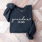 Personalised Grandma Sweatshirt, Custom Est Date Crewneck Sweater, Grandma Heart Printed Jumper, Minimalist Mummy Sweater, Mothers Day Gifts