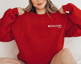 Custom Mama Est 2025 Sweatshirt, Personalised Mama To Be Printed Sweater, Pregnancy Announcement Crewneck Jumper, Mothers Day Gifts for Her