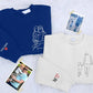 Custom Portrait from Photo Dad Sweatshirt, Embroidered Family Sketch Sweaters, Memorable Father's Day Gift, Special Matching Jumper for Dad