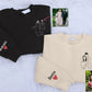 Custom Portrait from Photo Dad Sweatshirt, Embroidered Family Sketch Sweaters, Memorable Father's Day Gift, Special Matching Jumper for Dad