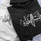 Palestine Map Hoodie, Arabic Palestine Name Calligraphy Printed Jumper, Palestine Muslims Hooded Sweater, Comfy Adult Outfits for Muslims
