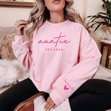 Personalised Grandma Sweatshirt, Custom Embossed Est Date Puff Printed Sweater, Grandkids Names on Sleeve Crewneck Jumper, Mothers Day Gifts
