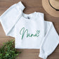 Embroidered Nana Crewneck Sweatshirt, Nana with Heart Sweatshirt, Mothers Day Gifts for Grammy, New Grandmother Jumpers, Gift for New Mom