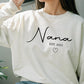 Personalised Nana Sweatshirt, Custom Kids Name Pullover, Grandma Gift Idea, Cute Nana Apparel, Unique Nana Sweatshirt, Mothers Day Gifts