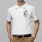 Personalized Portrait Photo Polo Shirt, Embroidered Family Sketch Shirt, Custom Song Name Album Monogrammed Polo, Memorial Anniversary Gift