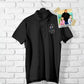Personalized Portrait Photo Polo Shirt, Embroidered Family Sketch Shirt, Custom Song Name Album Monogrammed Polo, Memorial Anniversary Gift