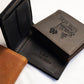 Personalized Leather Bifold Wallet, Custom Photo Engraved Men's Wallet, Premium Leather Wallet, Anniversary Gift for Him, Father's Day Gifts