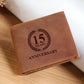Personalized Leather Bifold Wallet, Custom Photo Engraved Men's Wallet, Premium Leather Wallet, Anniversary Gift for Him, Father's Day Gifts