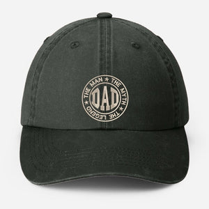 The Man Dad Embroidered Hat, The Mighty Vintage Baseball Dad Hat, The Legend My Dad Hat, Best Dad Birthday Gifts, Gift for Grandfather