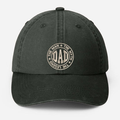 The Man Dad Embroidered Hat, The Mighty Vintage Baseball Dad Hat, The Legend My Dad Hat, Best Dad Birthday Gifts, Gift for Grandfather