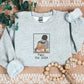 Personalised Dad Photo Sketch Sweatshirt, Embroidered Portrait Sweater with Initials, Custom Fathers Day Sweatshirt, Birthday Gift for Daddy