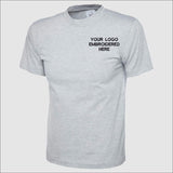 Custom Embroidered Logo T-Shirt, Your Logo Here Workwear Tees, Business Branding Tee, Personalised Shirt, Company Logo Top