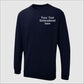 Custom Embroidered Sweatshirt, Personalized Text or Name Sweater, Your Own Text, Mother's Day Gifts, Unisex Easyfit Jumper, Slogan Sweaters