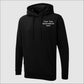 Custom Embroidered Text Hoodie, Personalized Name Hoodie, Monogram Hooded Sweater, Custom Text Jumper, Small Business Gift, Workwear Uniform